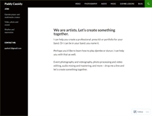 Tablet Screenshot of paddycassidy.com